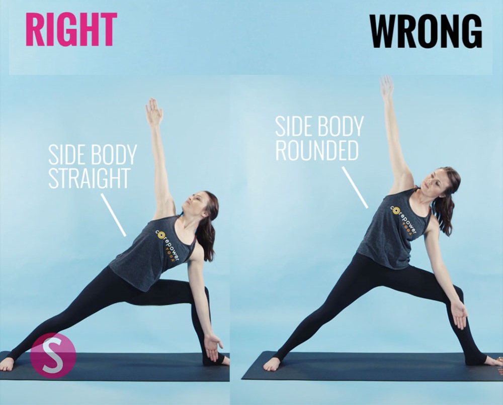 wrong vs right pose