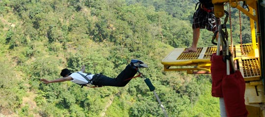 Jumping heights in rishikesh