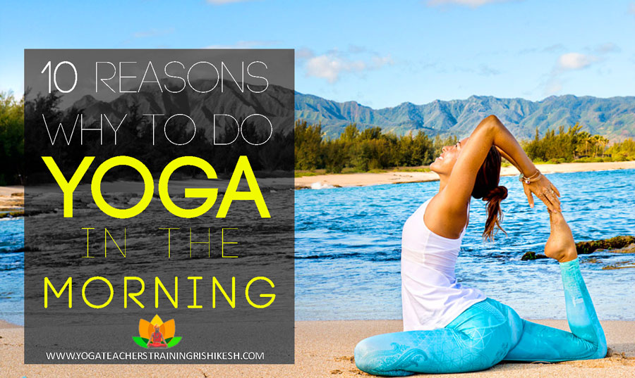 do yoga in morning