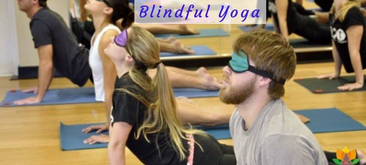 What is blindfolded yoga