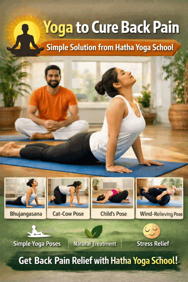 back pain naturally with Hatha Yoga